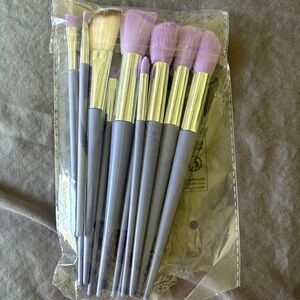 13 piece makeup brush set brand new